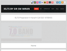 Tablet Screenshot of ieltskarachi.com